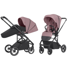 Прогулянкова коляска з реверсивним блоком Carrello Alfa BF CRL-5508 Rouge Pink