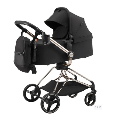 Коляска 2в1 Bair Moon Gold Edition MG-01 Black Коляска 2в1 Bair Moon Gold Edition MG-01 Black