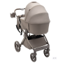 Коляска 2в1 Bair Pixel Chrome PT-01 Cappuccino Soft