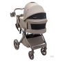 Коляска 2в1 Bair Pixel Chrome PT-01 Cappuccino Soft