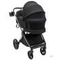 Коляска 2в1 Bair Pixel Chrome PC-01 Black Rock