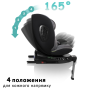 Автокрісло Bugs Aera 360° – i-Size, ISOFIX, 0–36 кг, поворот 360°  Iron Grey