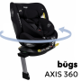 Автокрісло Bugs Axis 360° – i-Size, ISOFIX, 0–36 кг, поворот 360° Graphite Black