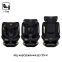 Автокрісло Bugs Axis 360° – i-Size, ISOFIX, 0–36 кг, поворот 360° Graphite Black