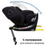 Автокрісло Bugs Axis 360° – i-Size, ISOFIX, 0–36 кг, поворот 360° Graphite Black