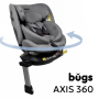 Автокрісло Bugs Axis 360° – i-Size, ISOFIX, 0–36 кг, поворот 360° Cloud Grey