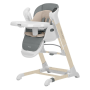 Стільчик для годування і гойдалка Carrello Cascata CRL-10303 Space Grey Wooden