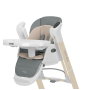 Стільчик для годування і гойдалка Carrello Cascata CRL-10303 Space Grey Wooden