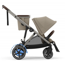 Прогулянкова коляска Cybex e-Gazelle S Almond Beige