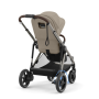 Прогулянкова коляска Cybex e-Gazelle S Almond Beige