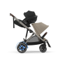 Прогулянкова коляска Cybex e-Gazelle S Almond Beige