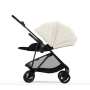 Прогулянкова коляска Cybex Melio Carbon Canwas White
