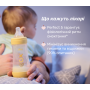 Пляшечка пластик PERFECT 5 Giraffe, 240 мл, соска силікон, 2 м+