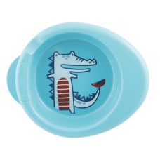 Термоcтійка тарілка Warmy Plate, 6м+ синій