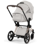 Коляска 2в1 Cybex Priam Style 5.0 Rosegold City Grey
