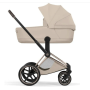 Коляска 2в1 Cybex Priam Style 5.0 Rosegold Cozy Beige