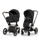 Коляска 2в1 Cybex Priam Style 5.0 Rosegold Sepia Black
