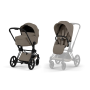Коляска Cybex Priam Comfort 2в1 Matt Black Coconut Brown