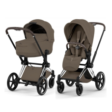 Коляска 2в1 Cybex Priam Style 5.0 Chrome Coconut Brown Коляска 2в1 Cybex Priam Style 5.0 Chrome Coconut Brown