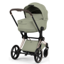 Коляска 2в1 Cybex Priam Style 5.0 Rosegold Sage Green
