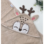Рушник-куточок Оленятко бежевий