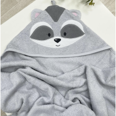 Рушник-куточок Єнотик сірий