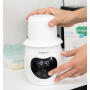 Электрический подогреватель BabyOno Natural 2в1, с дисплеем и функцией стерилизации, белый 