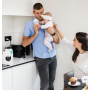 Электрический подогреватель BabyOno Natural 2в1, с дисплеем и функцией стерилизации, белый 