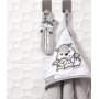 Термометр для ванной Babyono Енот, серый 