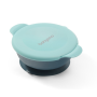 Мисочка BabyOno с присоской и крышечкой для снеков, голубой