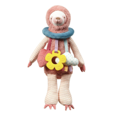 Детская мягкая развивающая подвесная игрушка со звуком Ленивец Лион" BabyOno 