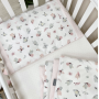 Змінний комплект постільної білизни Baby Dream Метелик рожево-м'ятний