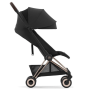Прогулянкова коляска Cybex Coya Sepia Black шасі rosegold 
