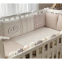 Комплект постільної білизни для новонародженого Арт Дизайн Cutey, колір капучино