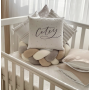 Комплект постільної білизни для новонародженого Арт Дизайн Cutey, колір капучино
