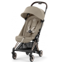 Прогулянкова коляска Cybex Coya Cozy Beige шасі rosegold