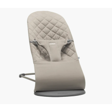 Крісло-шезлонг BabyBjorn Bouncer Bliss Cotton, Sand Gray (пісочно-сірий)