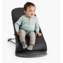 Крісло-шезлонг BabyBjorn Bouncer Bliss Cotton, Anthracite (антрацит)