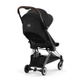 Прогулянкова коляска Cybex Coya Sepia Black шасі Chrome Brown