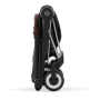 Прогулянкова коляска Cybex Coya Sepia Black шасі Chrome Brown
