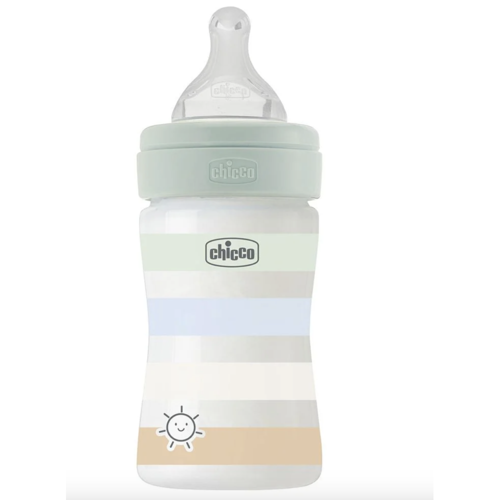 Пляшечка пластик Well-Being Colors, 150мл, соска силікон, 0м+