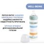Пляшечка пластик Well-Being Colors, 250мл, соска силікон, 2м+