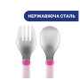 Набір: ложка та виделка, з нержавіючої сталі, 18м +