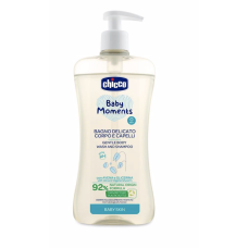 Гель-шампунь для тіла та волосся Chicco Baby Moments "Без Сліз" з екстрактом вівса, 500 мл
