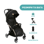 Прогулянкова коляска Goody Plus Black Re-Lux