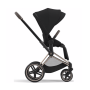 Коляска 2в1 Cybex Priam 4.0 Sepia Black (Deep Black) шасси Rosegold