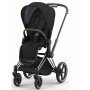 Коляска 2в1 Cybex Priam 4.0 Sepia Black (Deep Black) шасси Rosegold