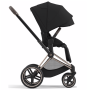 Коляска 2в1 Cybex Priam 4.0 Sepia Black (Deep Black) шасси Rosegold
