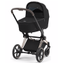 Коляска 2в1 Cybex Priam 4.0 Sepia Black (Deep Black) шасси Rosegold