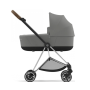 Коляска 2в1 Cybex Mios 4.0 Mirage Grey шасі Chrome Brown